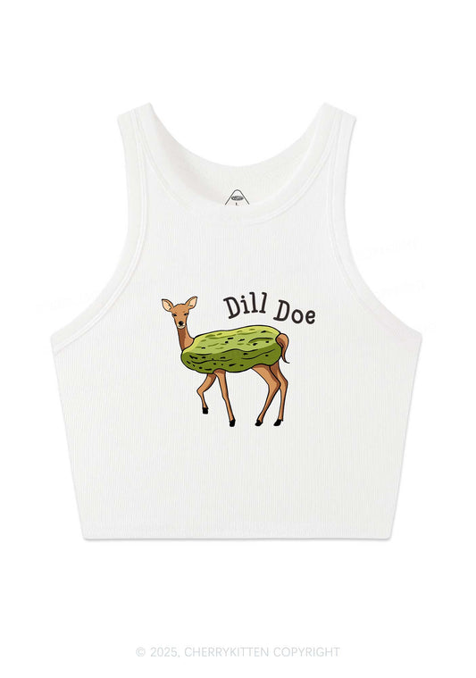 Dill Doe Y2K Crop Tank Top Cherrykitten