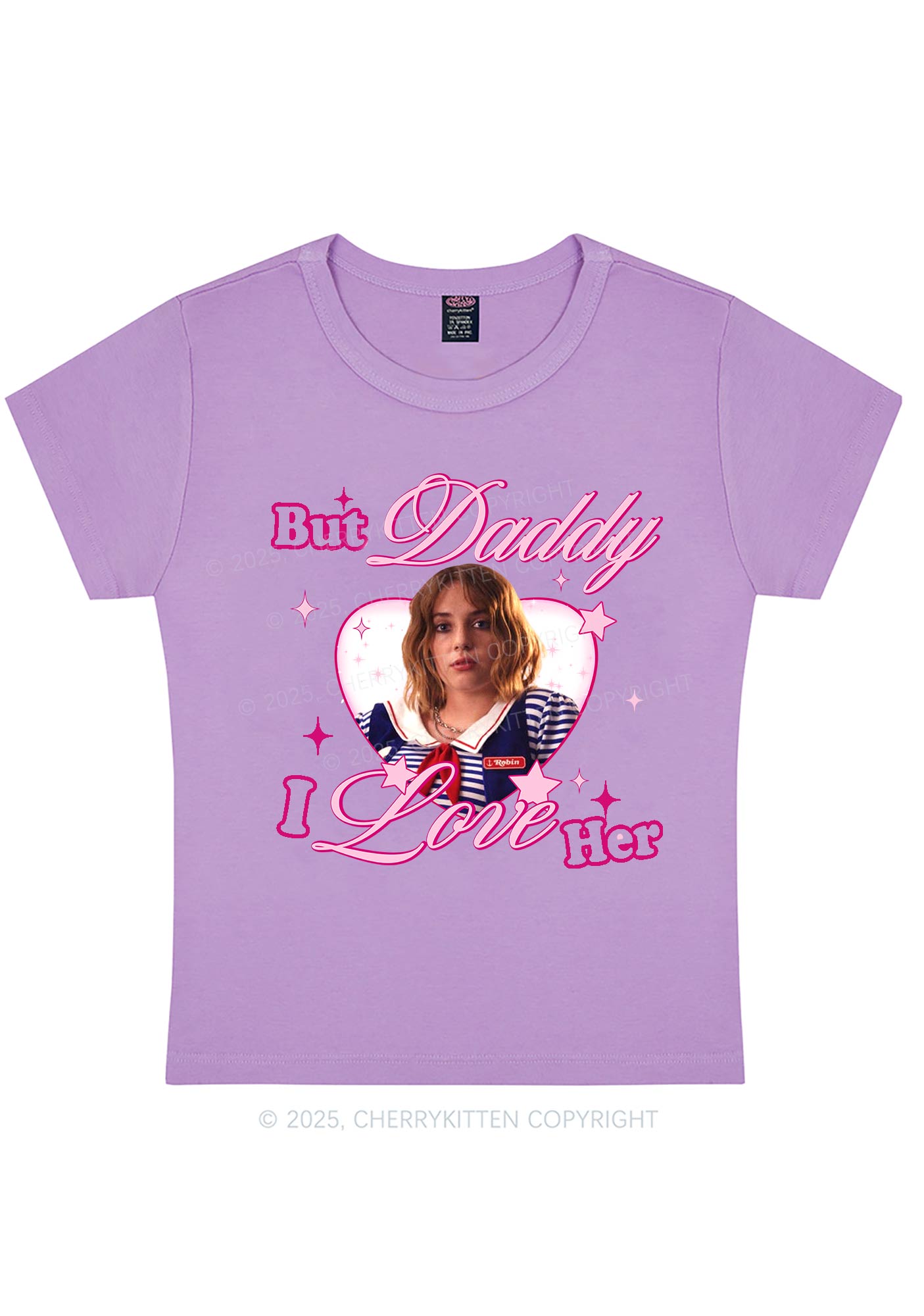 Daddy I Love RB Pride Y2K Baby Tee Cherrykitten