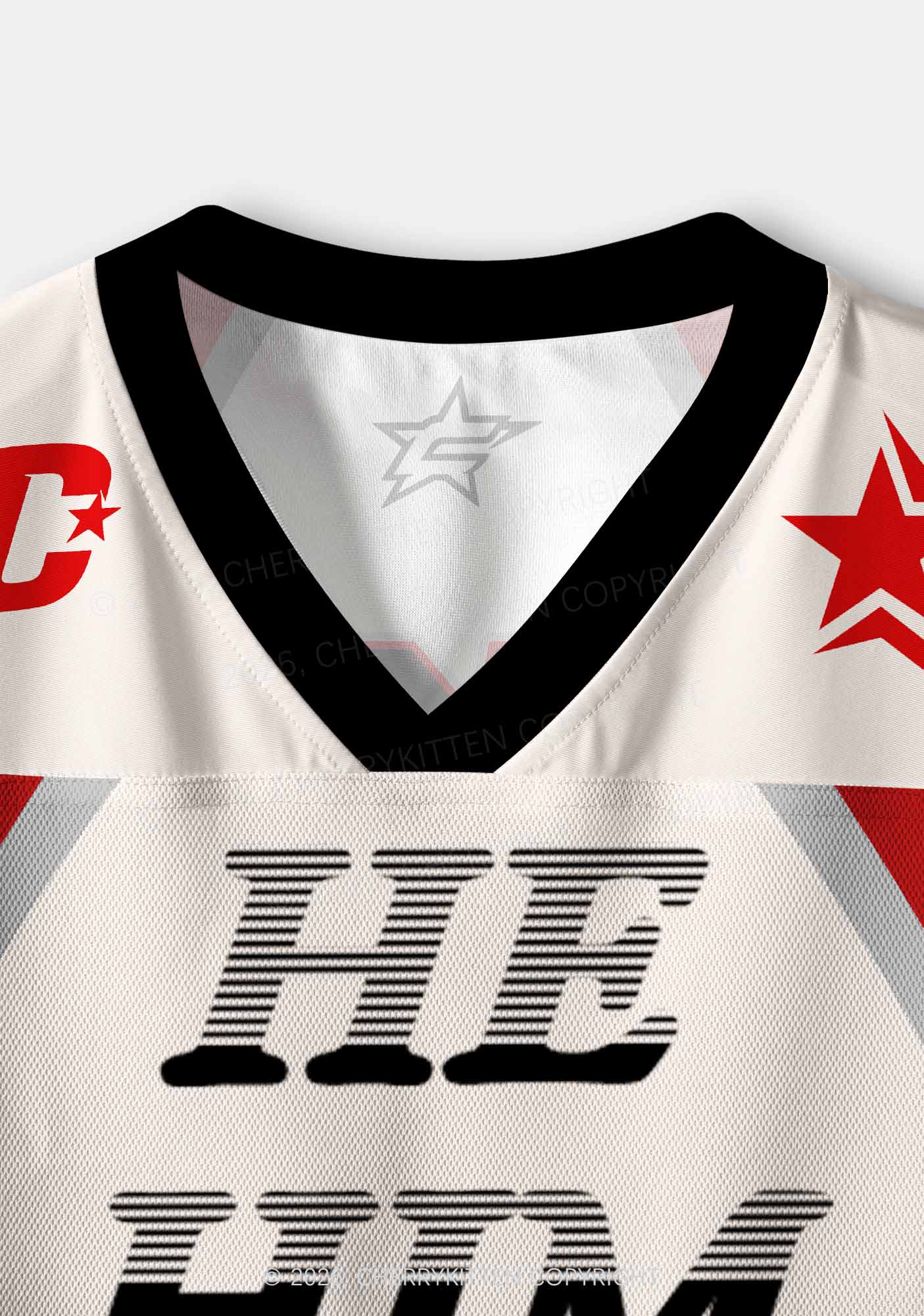 Off White He Him Hole Pride Y2K Crop Sport Jersey Shirts Cherrykitten