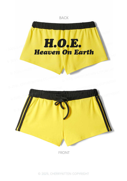 Heaven On Earth Y2K Drawstring Mini Shorts Cherrykitten