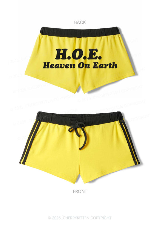 Heaven On Earth Y2K Drawstring Mini Shorts Cherrykitten