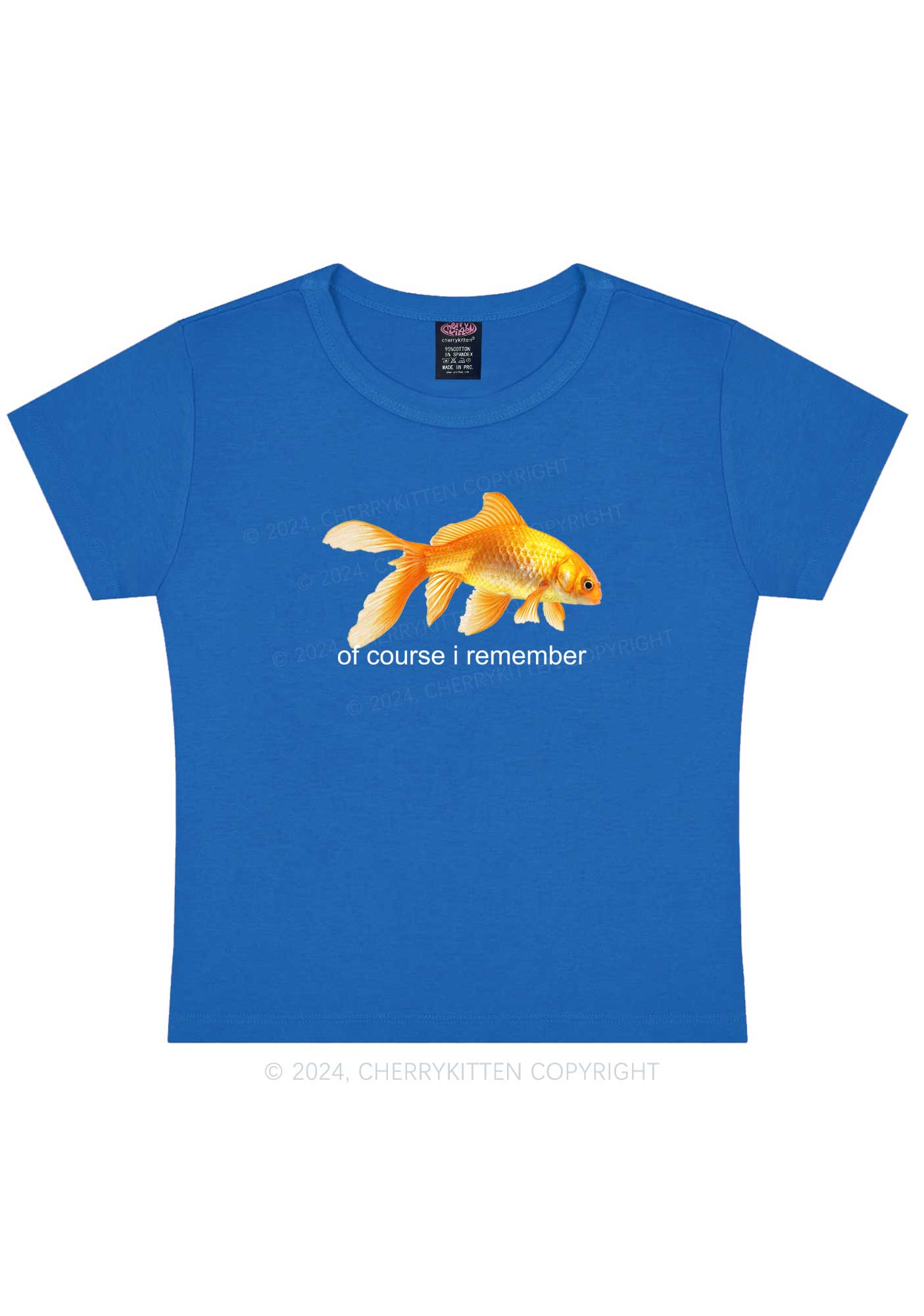 I Remember Goldfish Y2K Baby Tee Cherrykitten