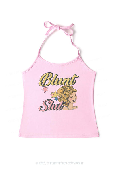 Blunt Slxt Y2K Halter Neck Cami Cherrykitten
