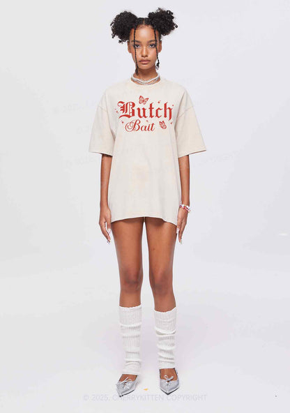 Butch Bait Pride Y2K Shirts Washed Tee Cherrykitten