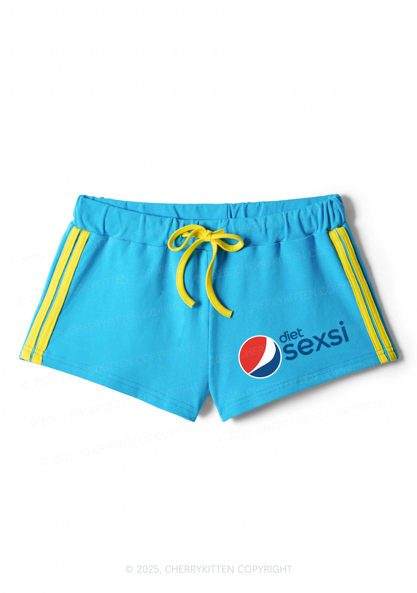 Diet Sexsi Y2K Drawstring Mini Shorts Cherrykitten