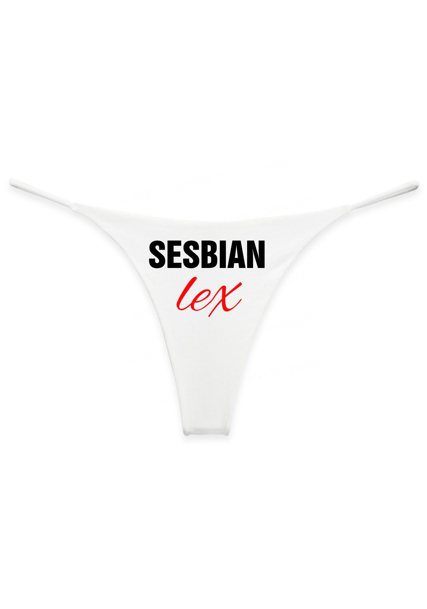 Sesbian Lex Pride Y2K Bikini String Thong Cherrykitten