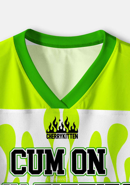 Cxm On My Txtties Y2K Crop Sport Jersey Shirts Cherrykitten