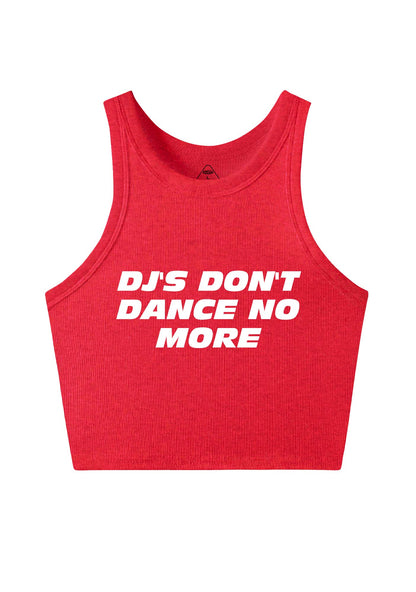 DJs Dont Dance No More Y2K Crop Tank Top Cherrykitten
