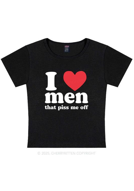 I Love Men Piss Me Off Y2K Baby Tee Cherrykitten