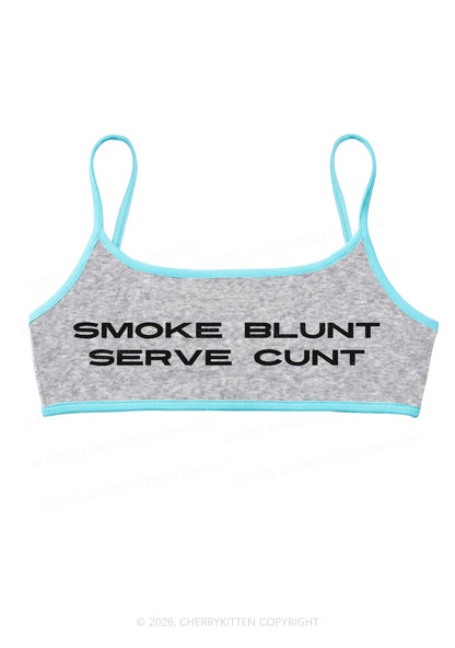 Smoke Blunt Y2K Super Crop Cami Cherrykitten