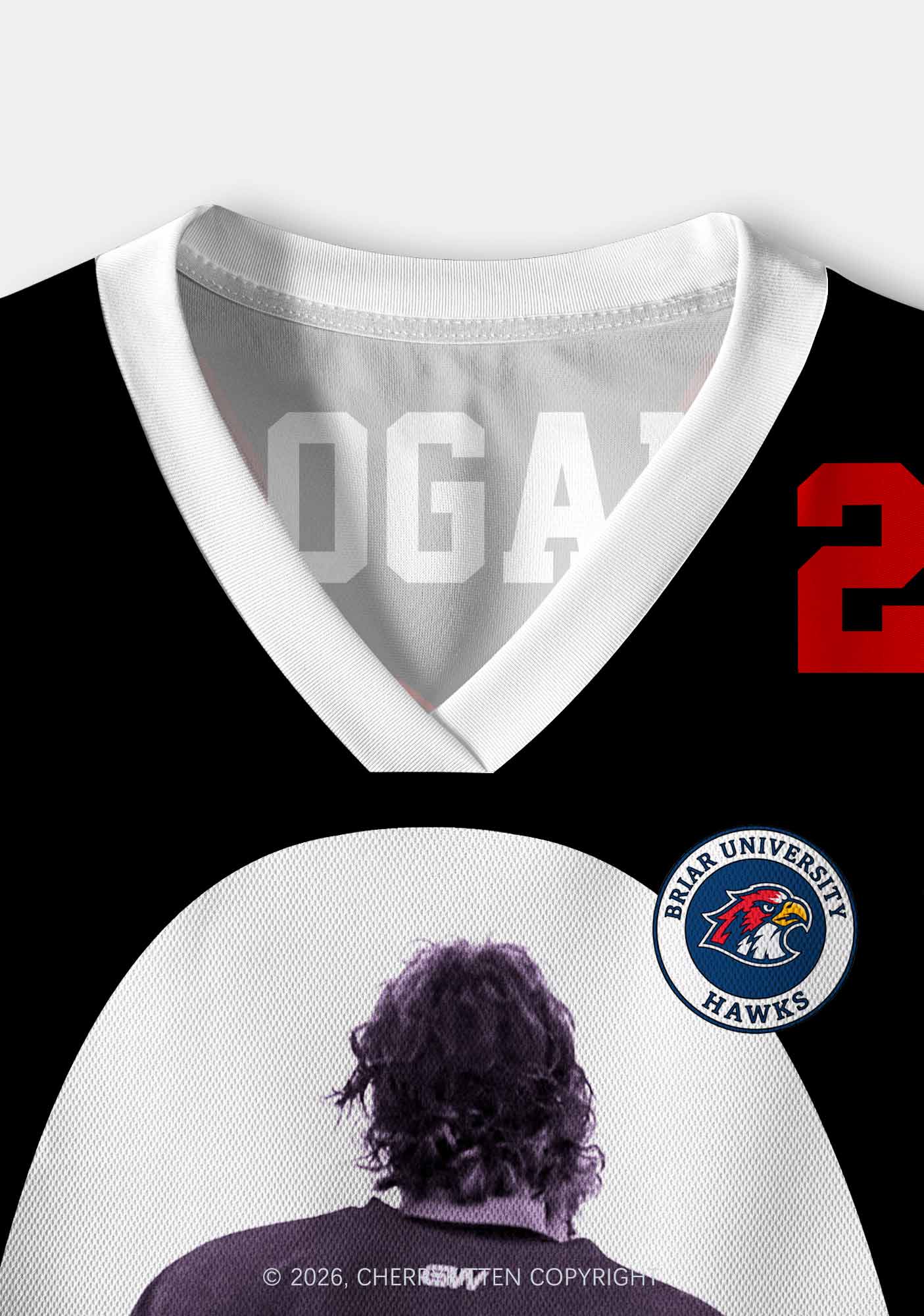 Hockey Player JL Y2K Crop Sport Jersey Shirts Cherrykitten