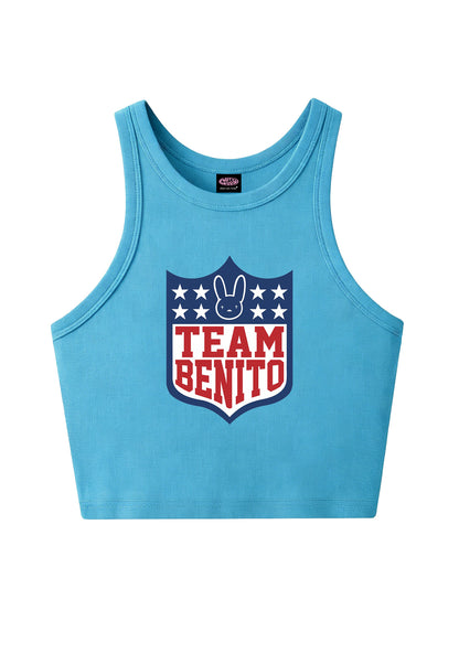 Team Bunny Y2K Crop Tank Top Cherrykitten