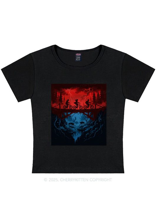 Red Storm Riders Y2K Baby Tee Cherrykitten