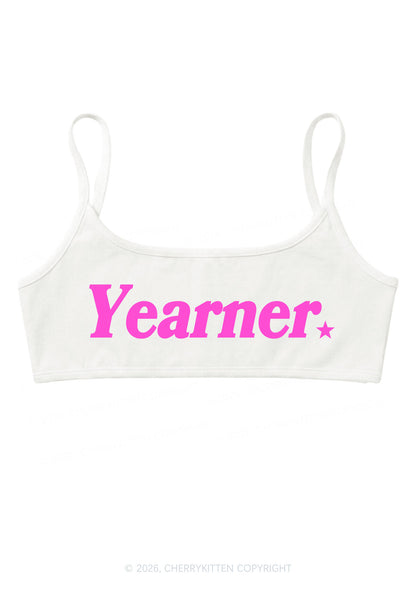 Yearner Y2K Super Crop Cami Cherrykitten