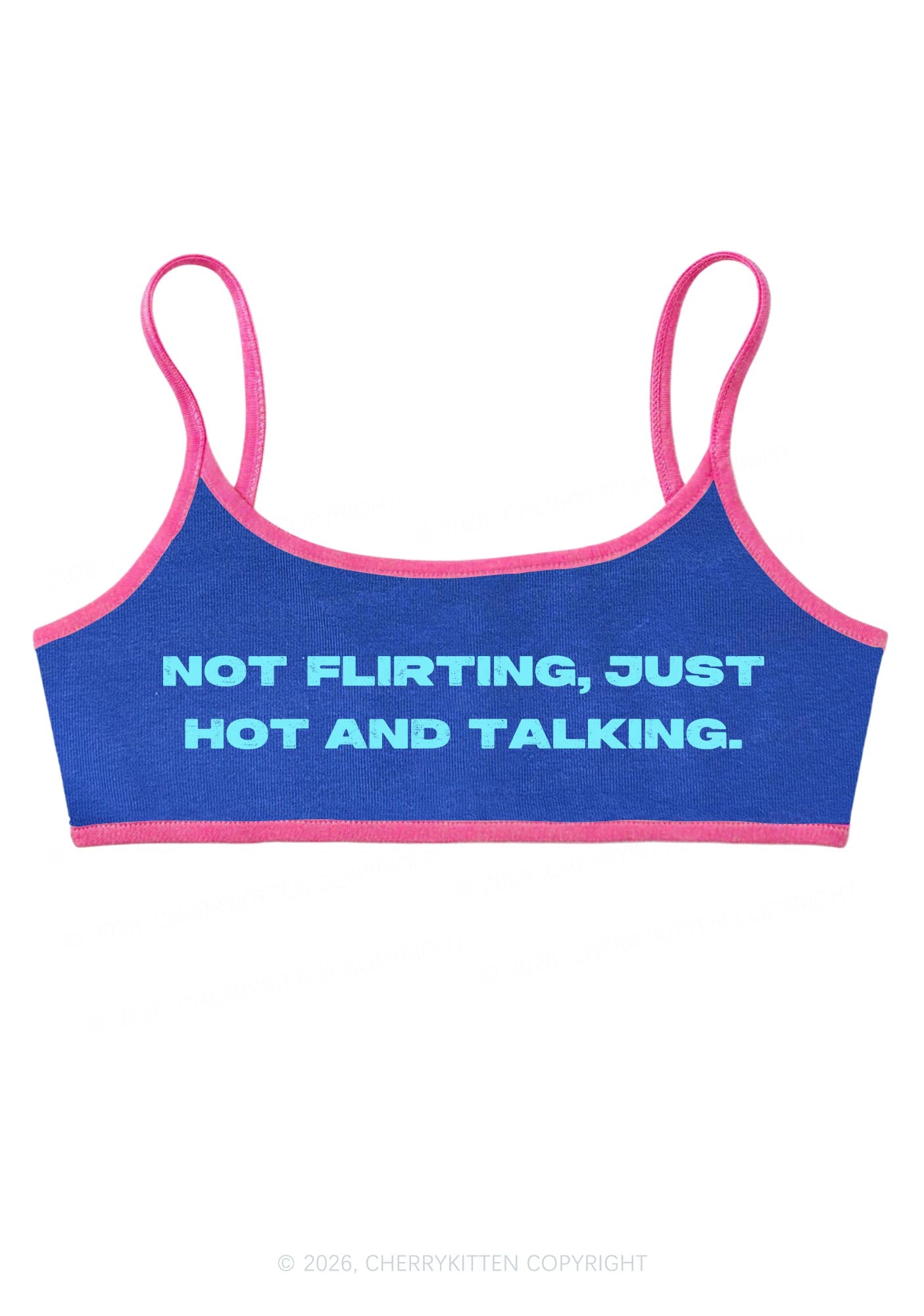 Just Hot And Talking Y2K Super Crop Cami Cherrykitten
