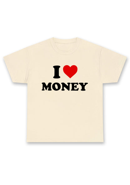 I Love Money Chunky Shirt
