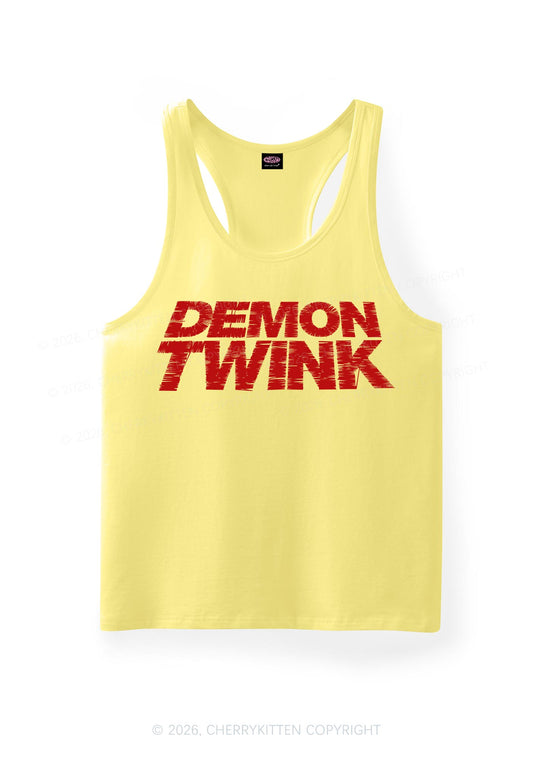 Demon Twink Pride Y2K Men Racerback Tank Top Cherrykitten