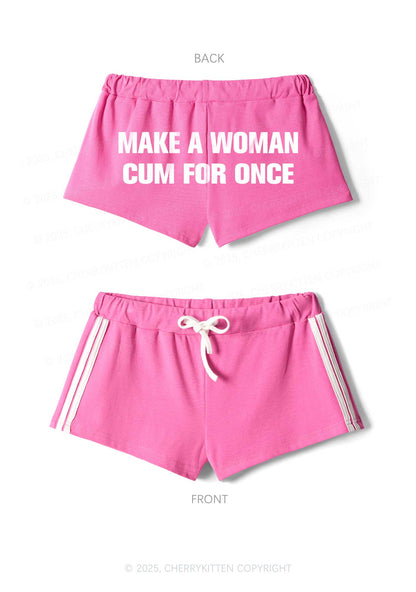 Make A Woman Come Y2K Drawstring Mini Shorts Cherrykitten