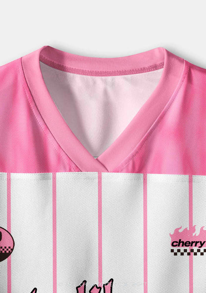 Girls Like Girls Like Boys Do Pride Y2K Crop Sport Jersey Shirts Cherrykitten