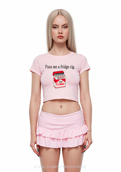Pass Me Fridge Cig Y2K Baby Tee Cherrykitten