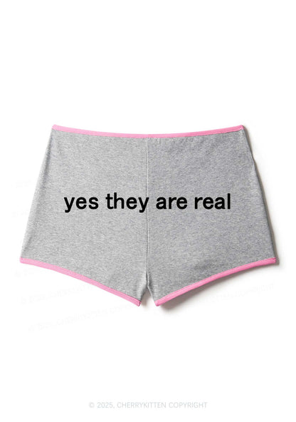 Yes They Are Real Y2K Booty Shorts Cherrykitten