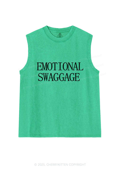 Emotional Swaggage Y2K Washed Muscle Tank Cherrykitten