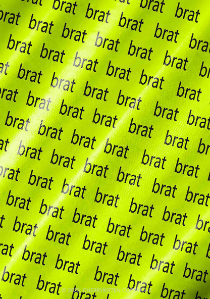 Brat Summer Y2K Pet Tank Top Cherrykitten