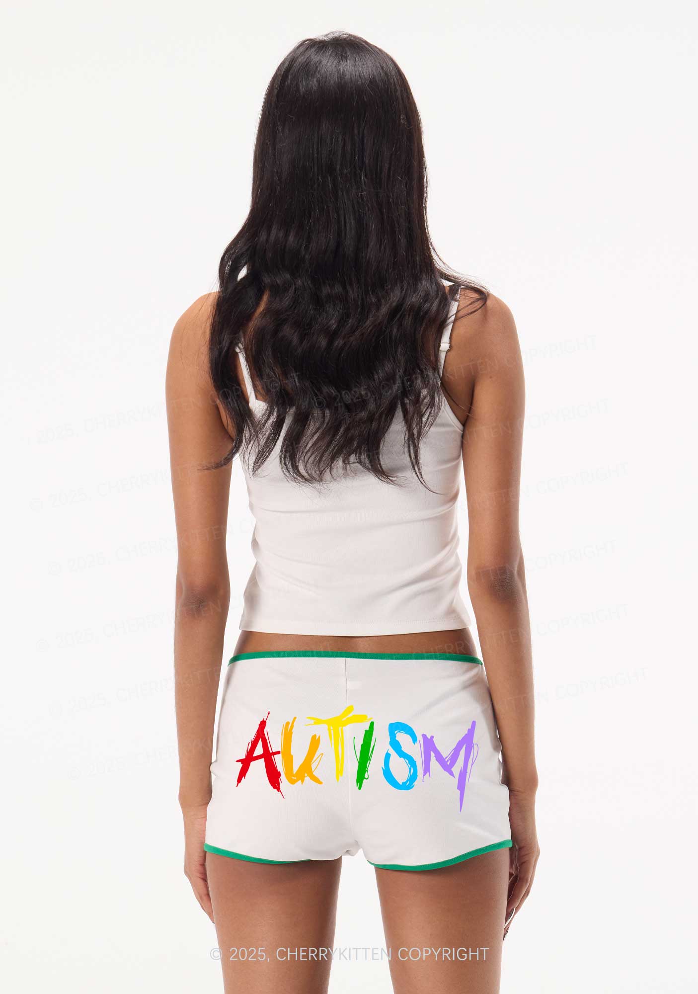 Satan Autism Y2K Booty Shorts Cherrykitten