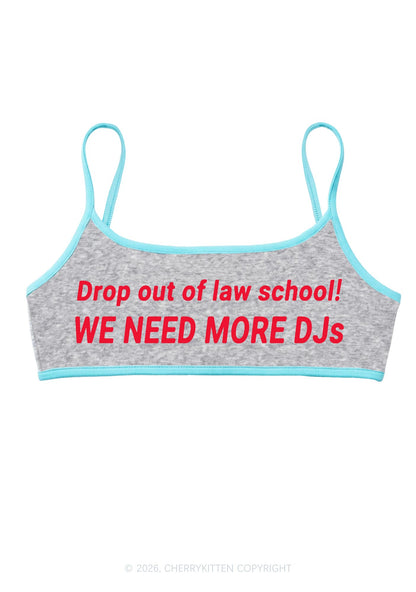 We Need More Djs Y2K Super Crop Cami Cherrykitten
