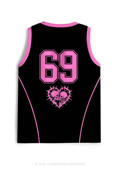 Hot Pink Better A Faggot Than A Fascist Pride Y2K Sport Jersey Tank Cherrykitten
