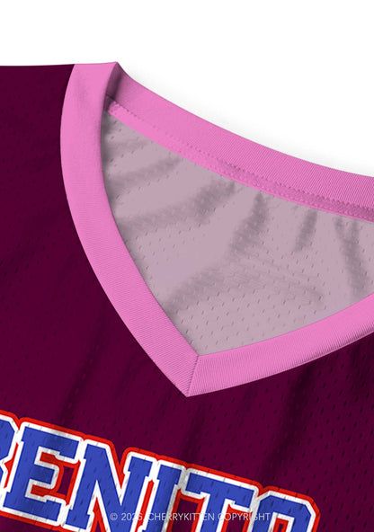 Purple Bunny Head Y2K Sport Jersey Tank Cherrykitten