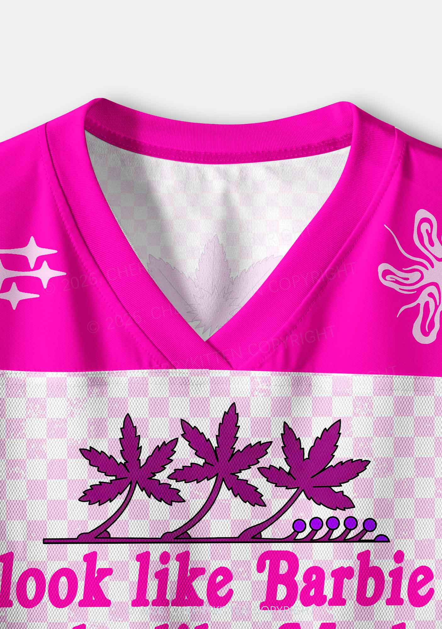 Smoke Like Marley Y2K Crop Sport Jersey Shirts Cherrykitten