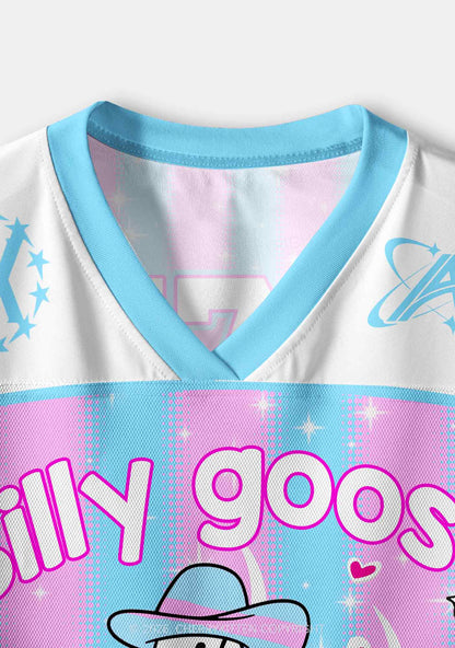 Trans Silly Goose Pride Y2K Crop Sport Jersey Shirts Cherrykitten