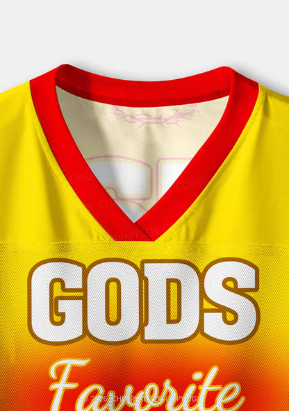 Yellow Gods Favorite Fag Pride Y2K Crop Sport Jersey Shirts Cherrykitten