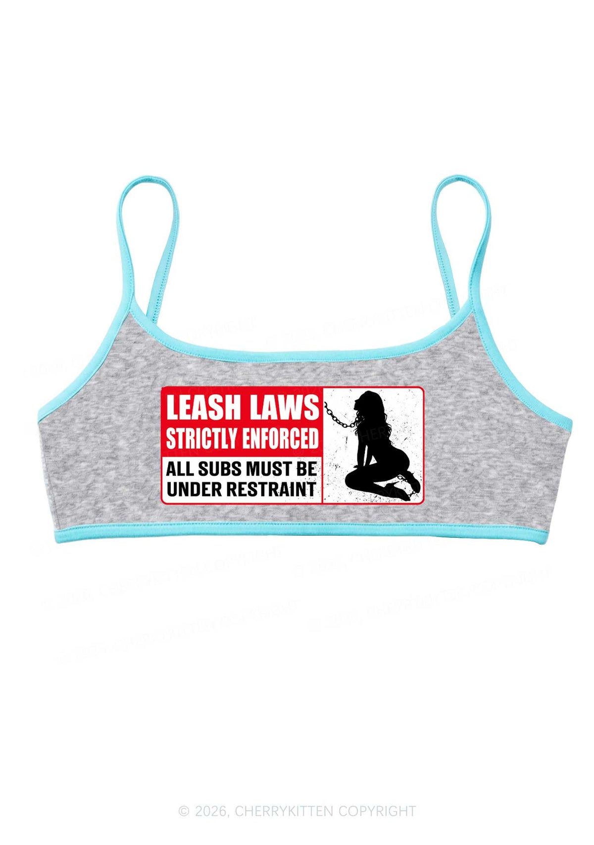 Leash Laws Strictly Enforced Y2K Super Crop Cami Cherrykitten