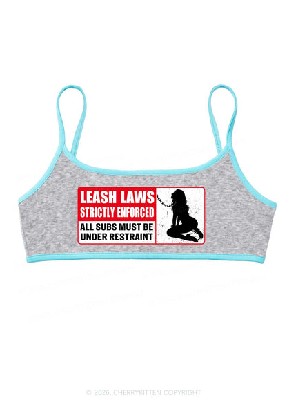 Leash Laws Strictly Enforced Y2K Super Crop Cami Cherrykitten