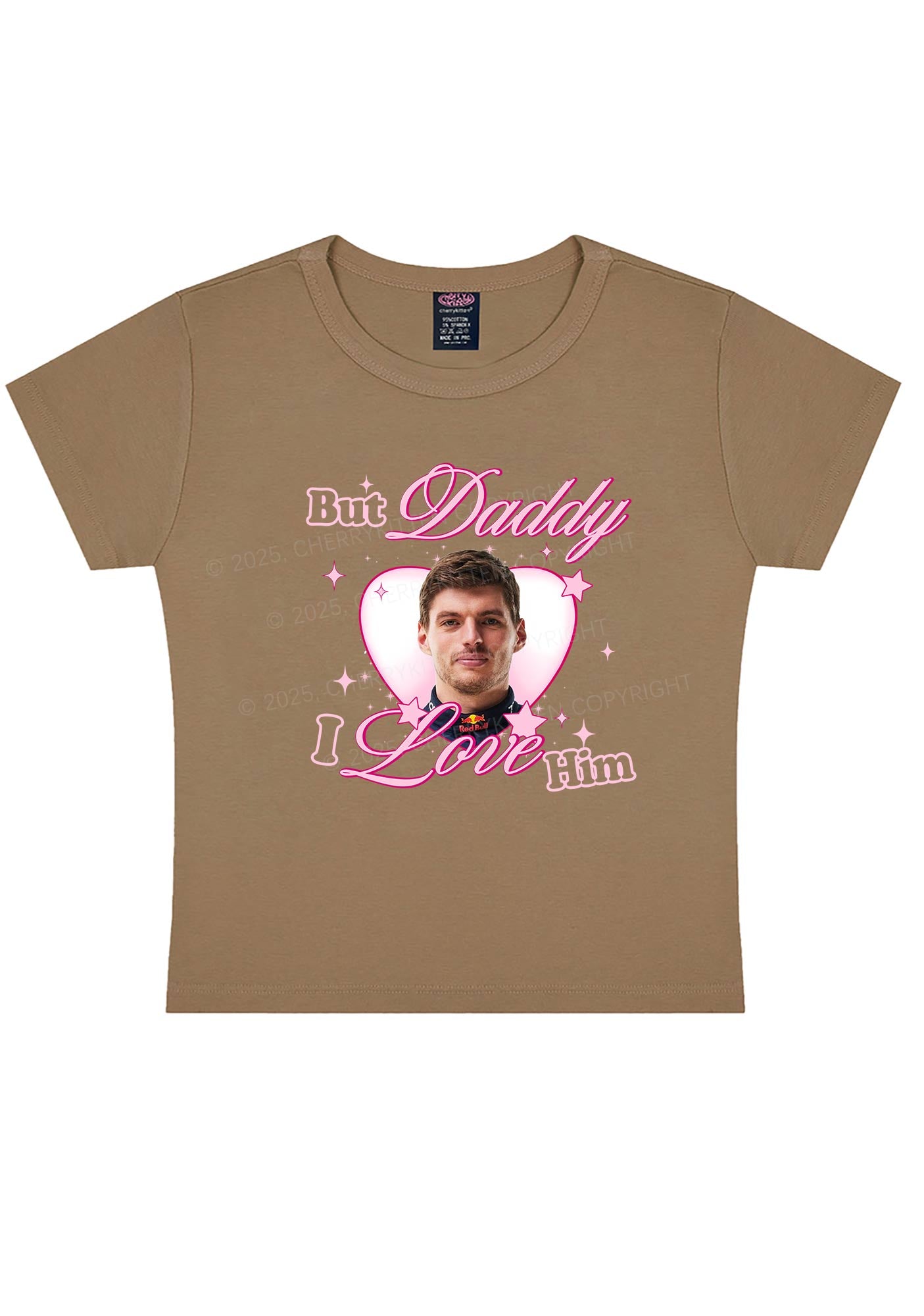 Daddy I Love The Driver Y2K Baby Tee Cherrykitten