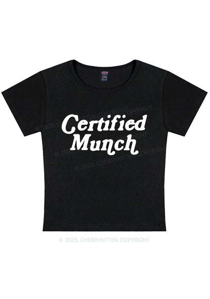 Certified Munch Y2K Baby Tee Cherrykitten