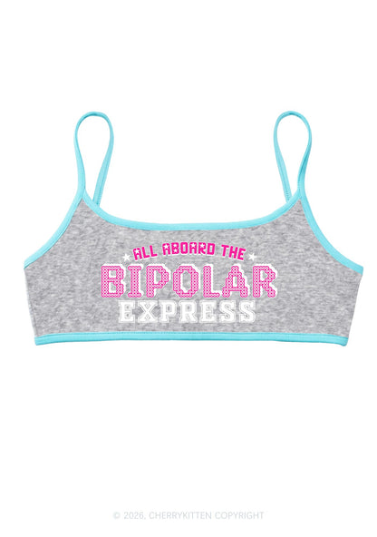 All Aboard The Bipolar Express Y2K Super Crop Cami Cherrykitten