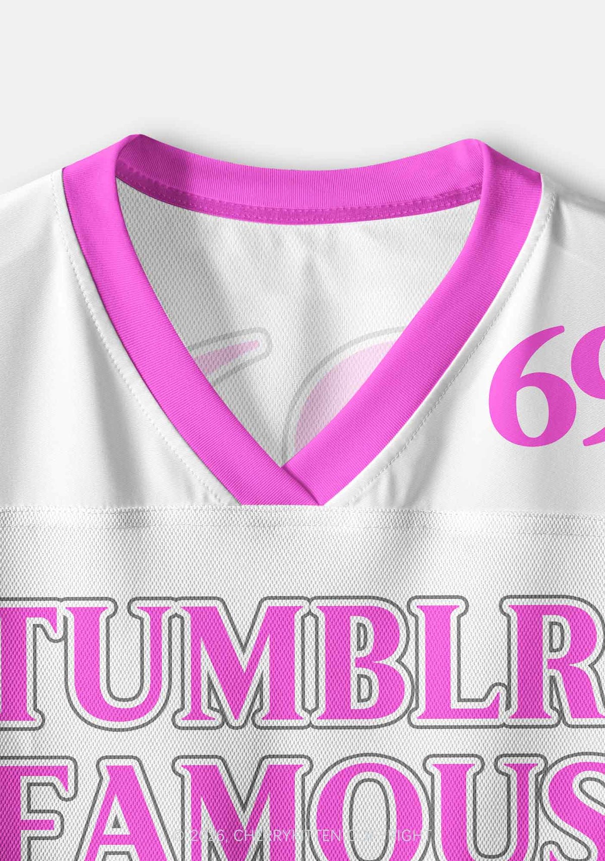 Txmblr Famous Y2K Crop Sport Jersey Shirts Cherrykitten