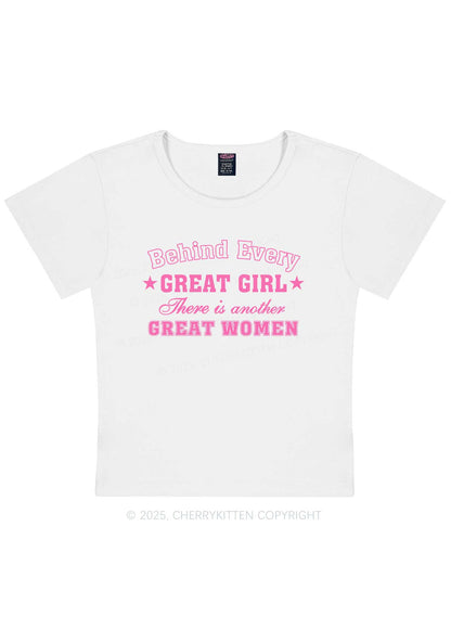 Great Girl Great Women Pride Y2K Baby Tee Cherrykitten
