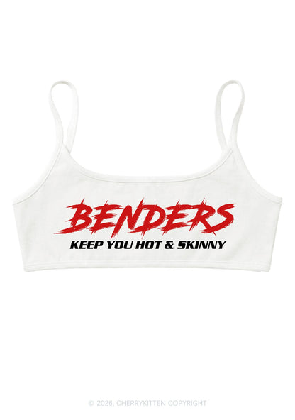 Benders Keep You Hot Y2K Super Crop Cami Cherrykitten