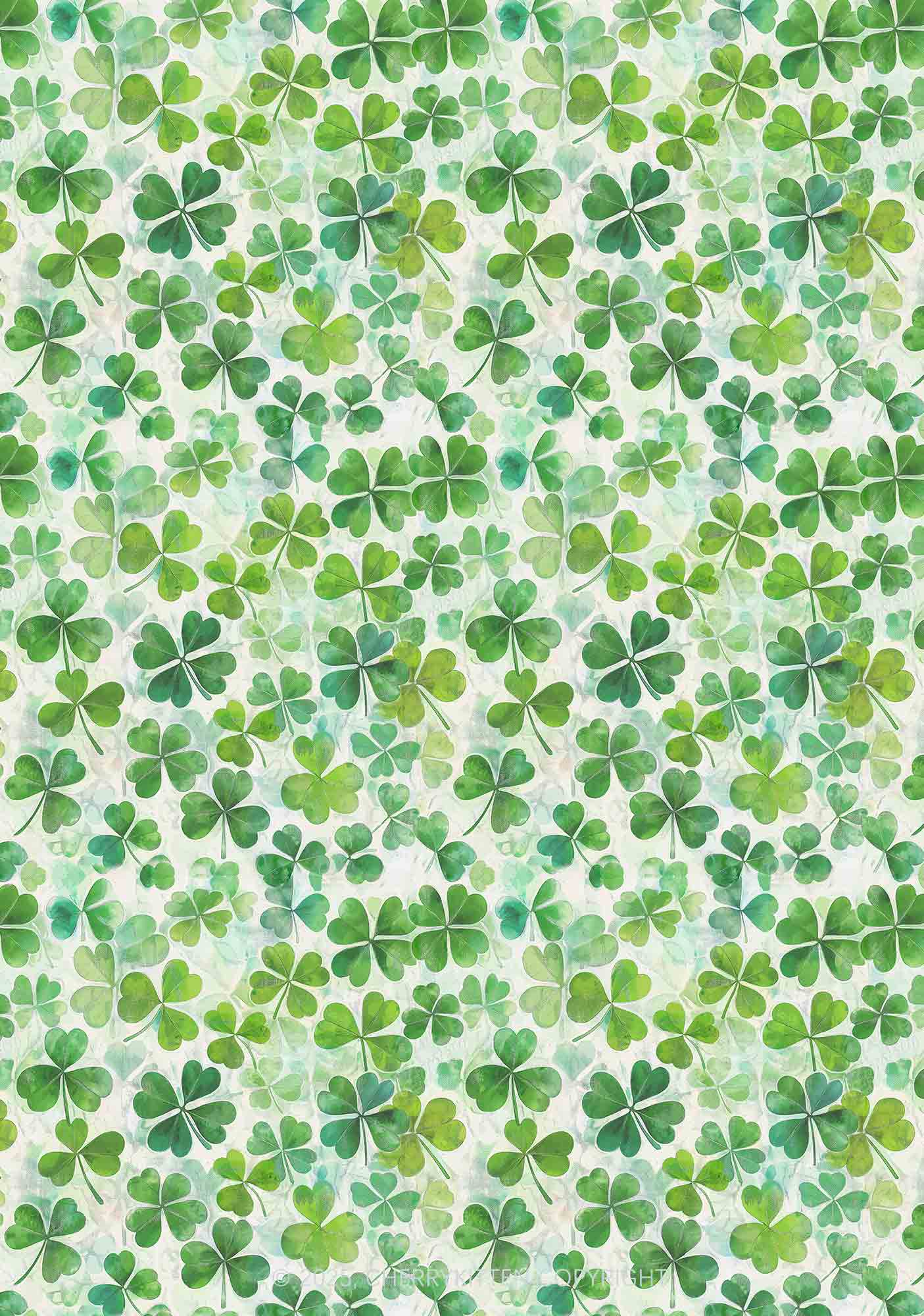 Green Shamrock Y2K Print Mini Layered Skirt Cherrykitten