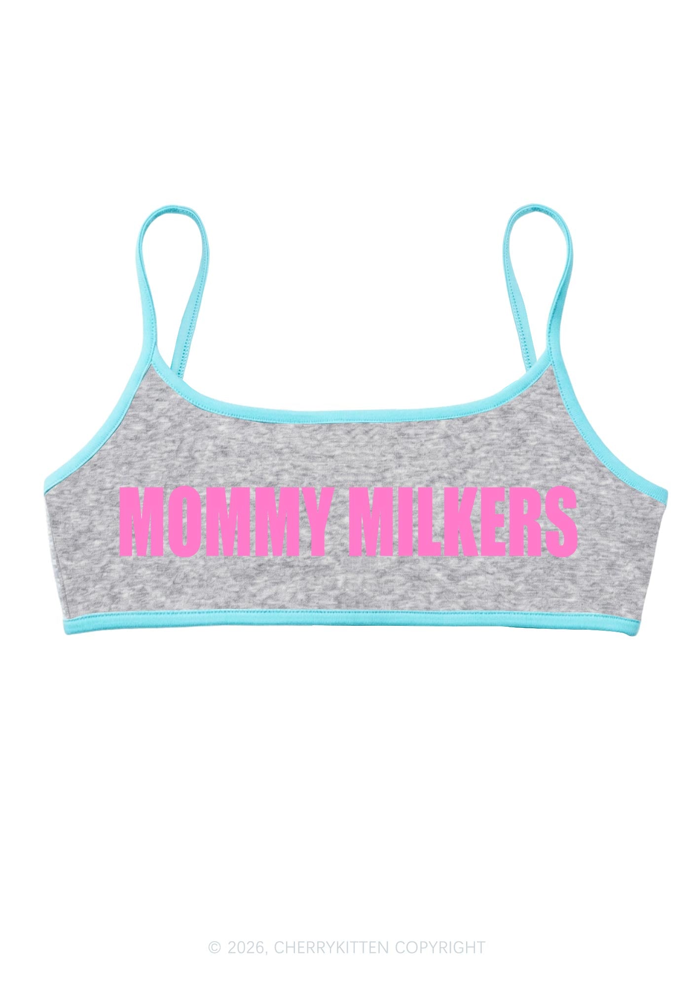 Mommy Milkers Y2K Super Crop Cami Cherrykitten