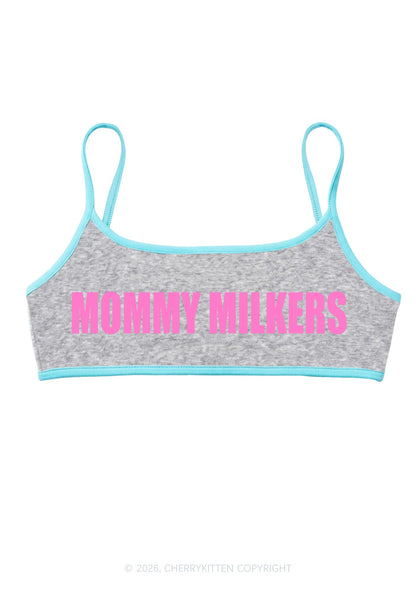 Mommy Milkers Y2K Super Crop Cami Cherrykitten