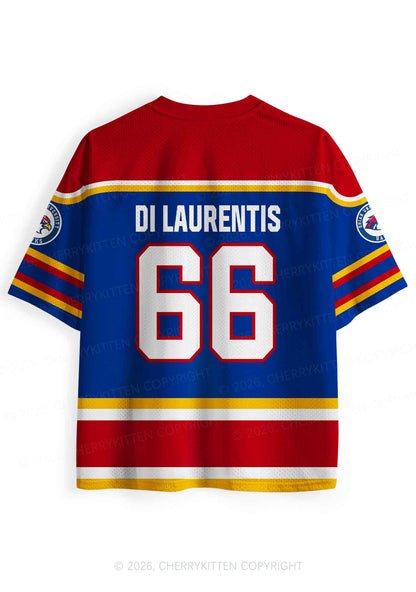 I Love Four Hockey Boys DL Y2K Sport Jersey Shirts Cherrykitten