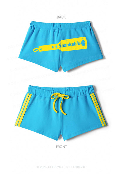 Spankable Y2K Drawstring Mini Shorts Cherrykitten