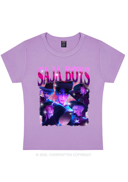 Kpop Boy Group Y2K Baby Tee Cherrykitten
