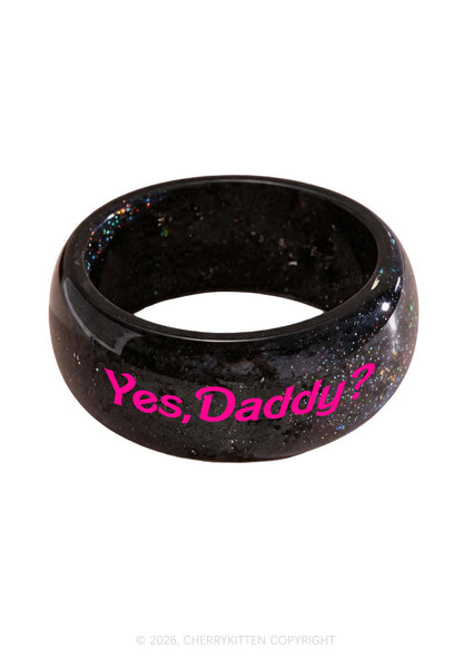 Yes Daddy Y2K Cuff Bangle Cherrykitten