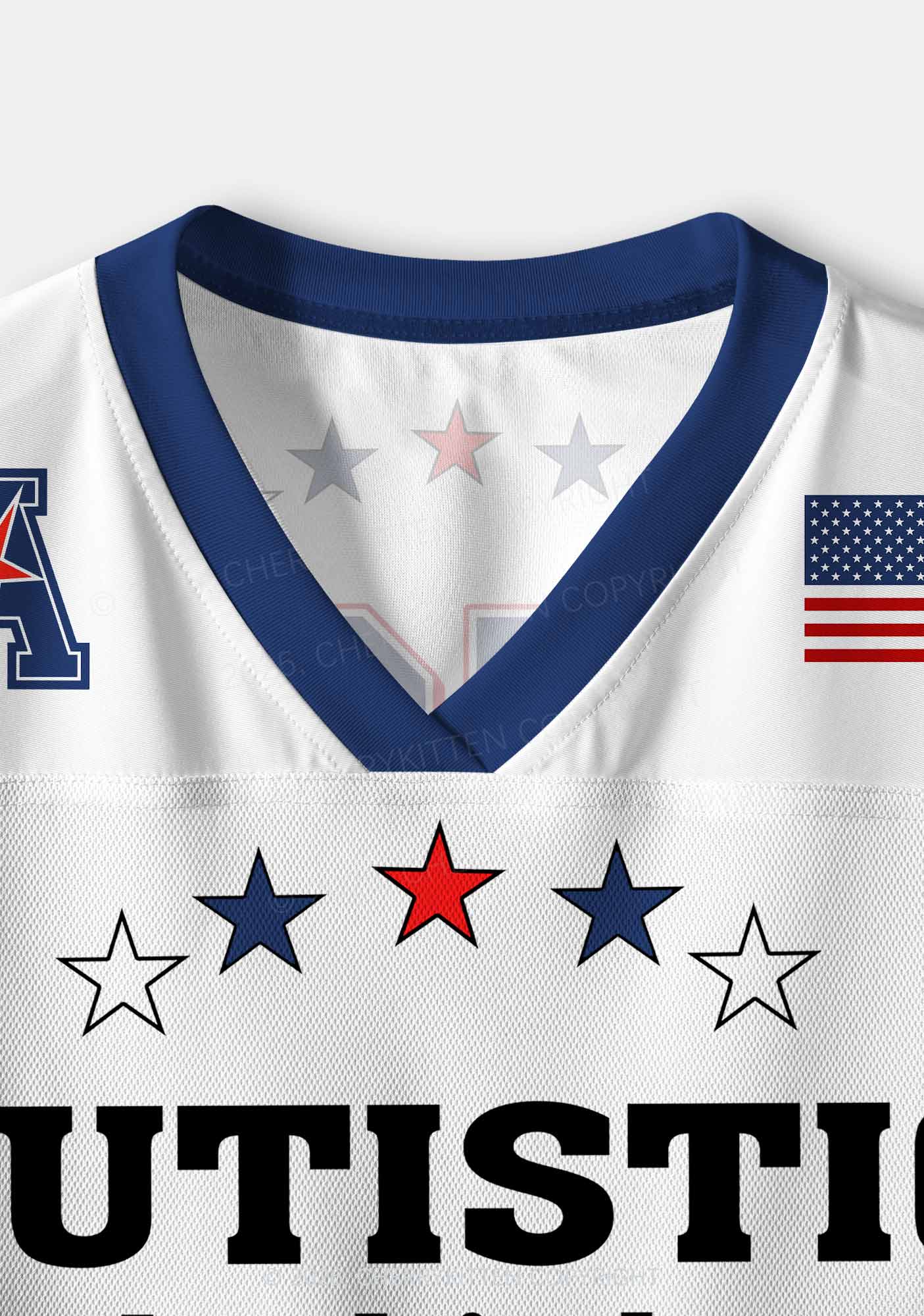 Autistic By Birth Gay Pride Y2K Crop Sport Jersey Shirts Cherrykitten